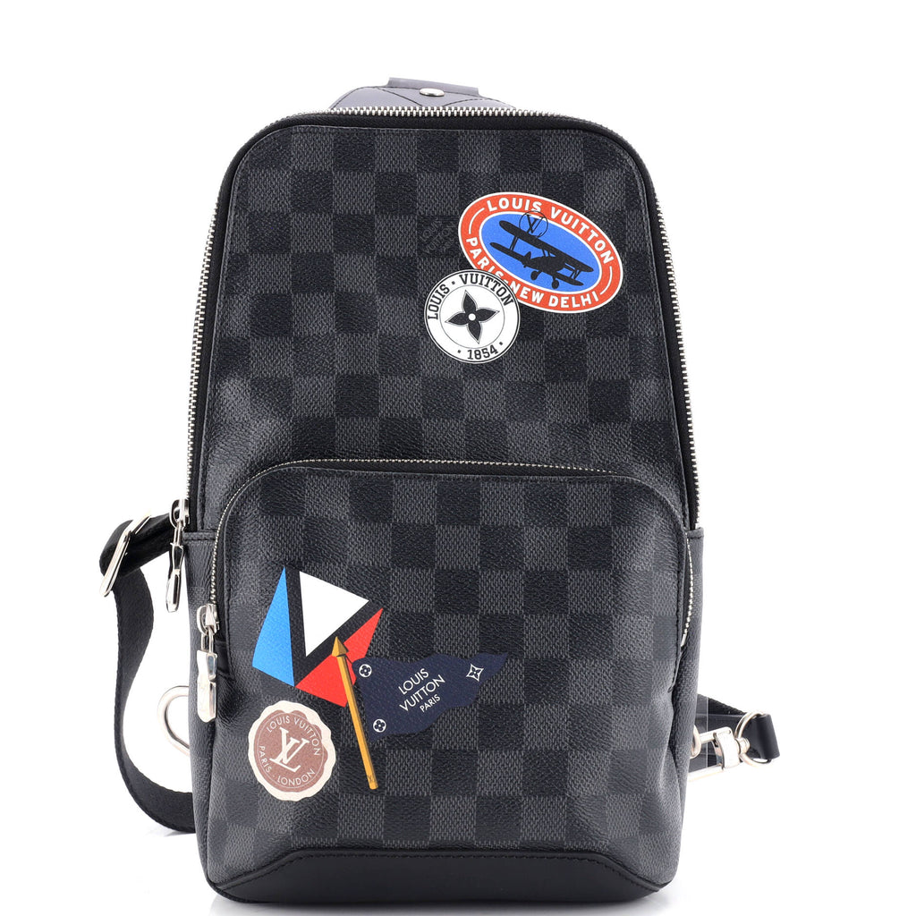 Louis Vuitton Avenue Sling Bag Limited Edition Damier Graphite LV League