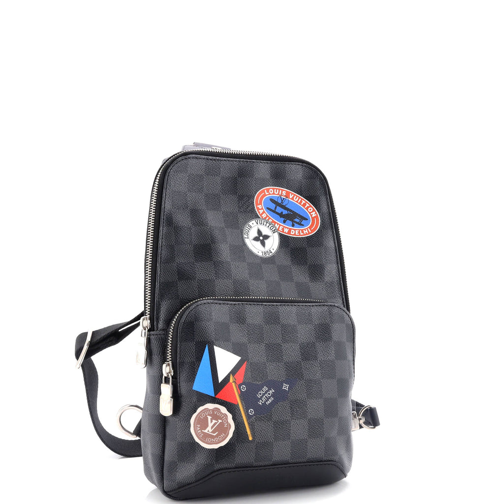 Louis Vuitton Avenue Sling Bag Limited Edition Damier Graphite LV League