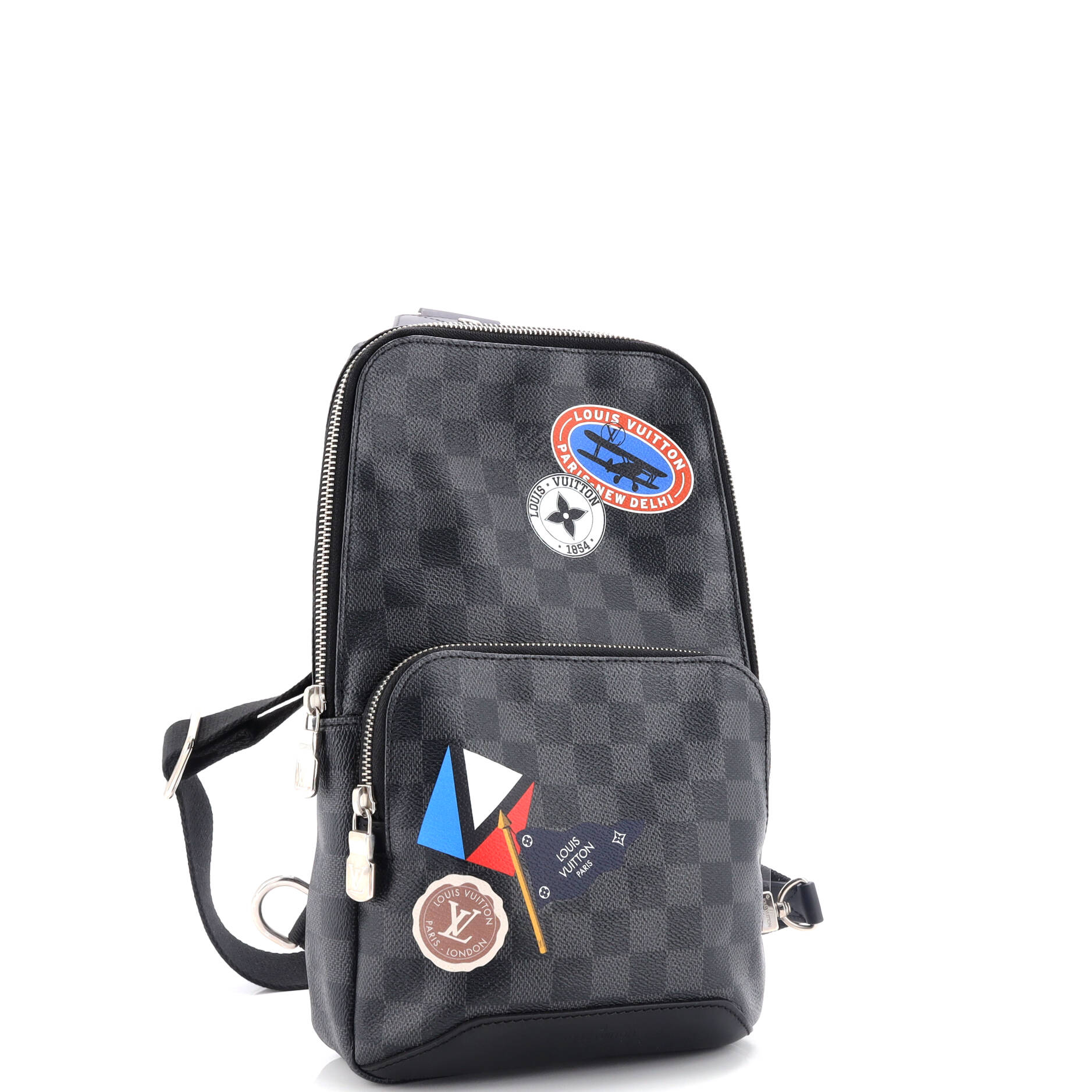 Louis Vuitton Avenue Sling Bag Limited Edition Damier Graphite LV League