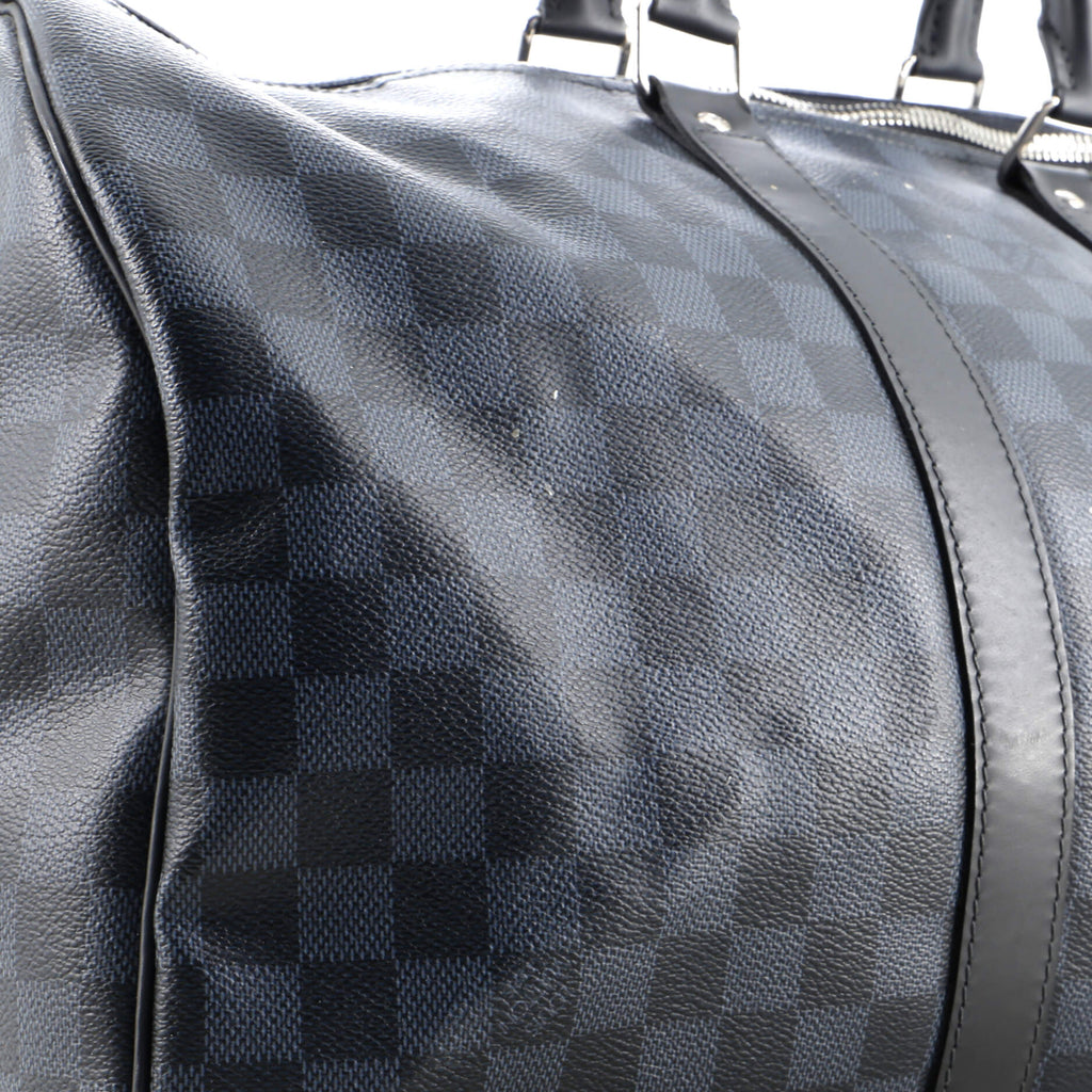 Louis Vuitton Keepall Bandouliere Bag Damier Cobalt 45