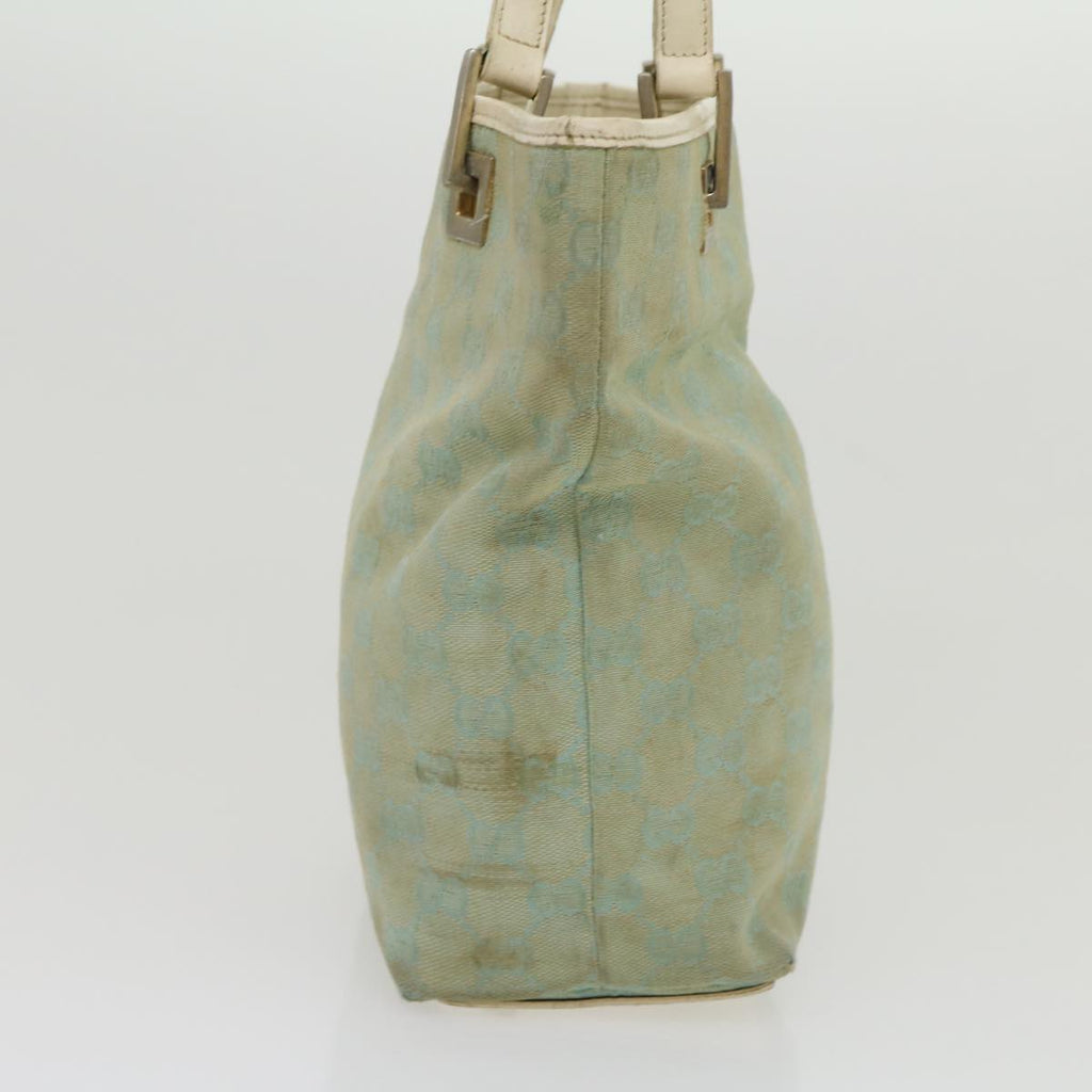 GUCCI GG Canvas Tote Bag Light Blue 30342