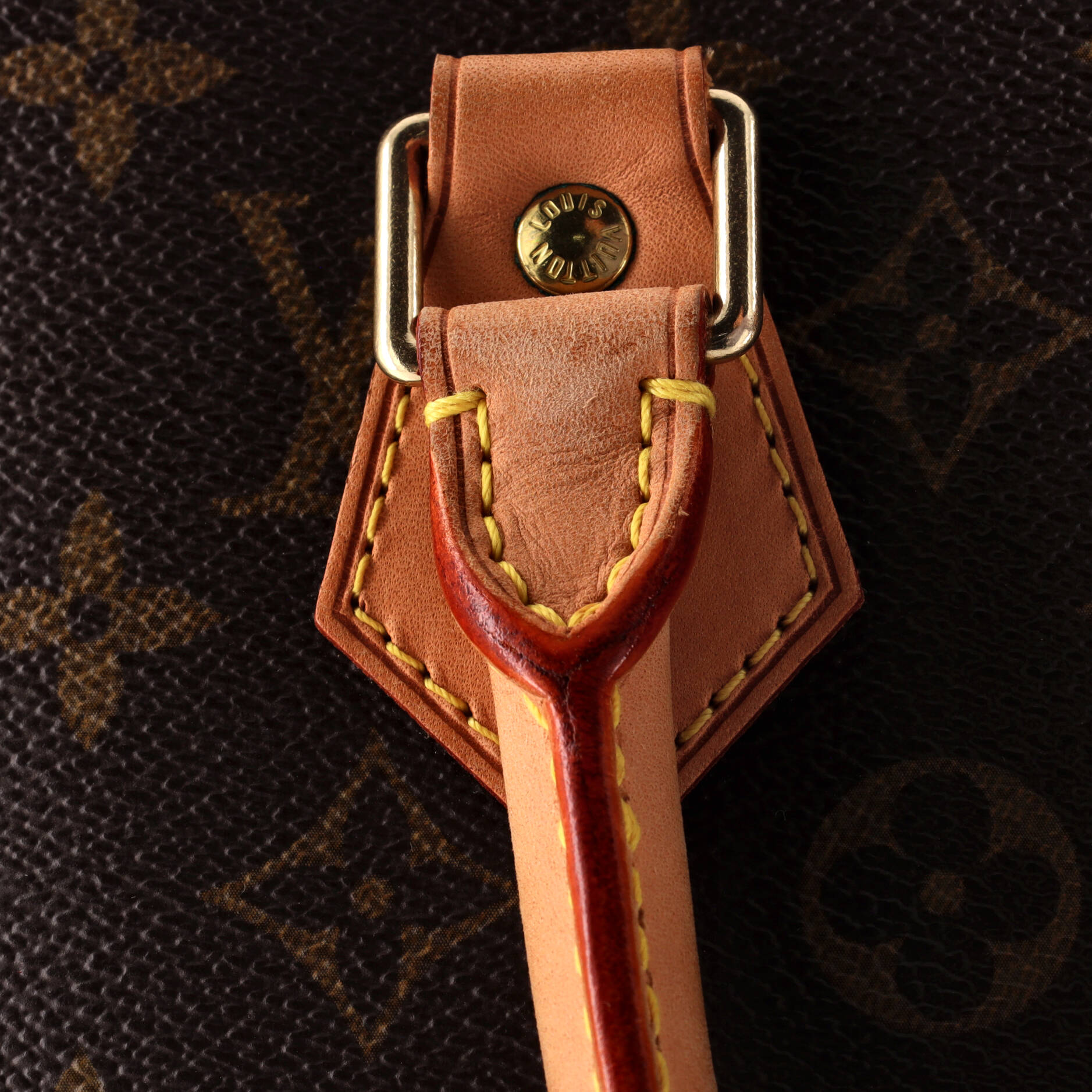 Louis Vuitton Vintage Sac Plat Bag Monogram Canvas