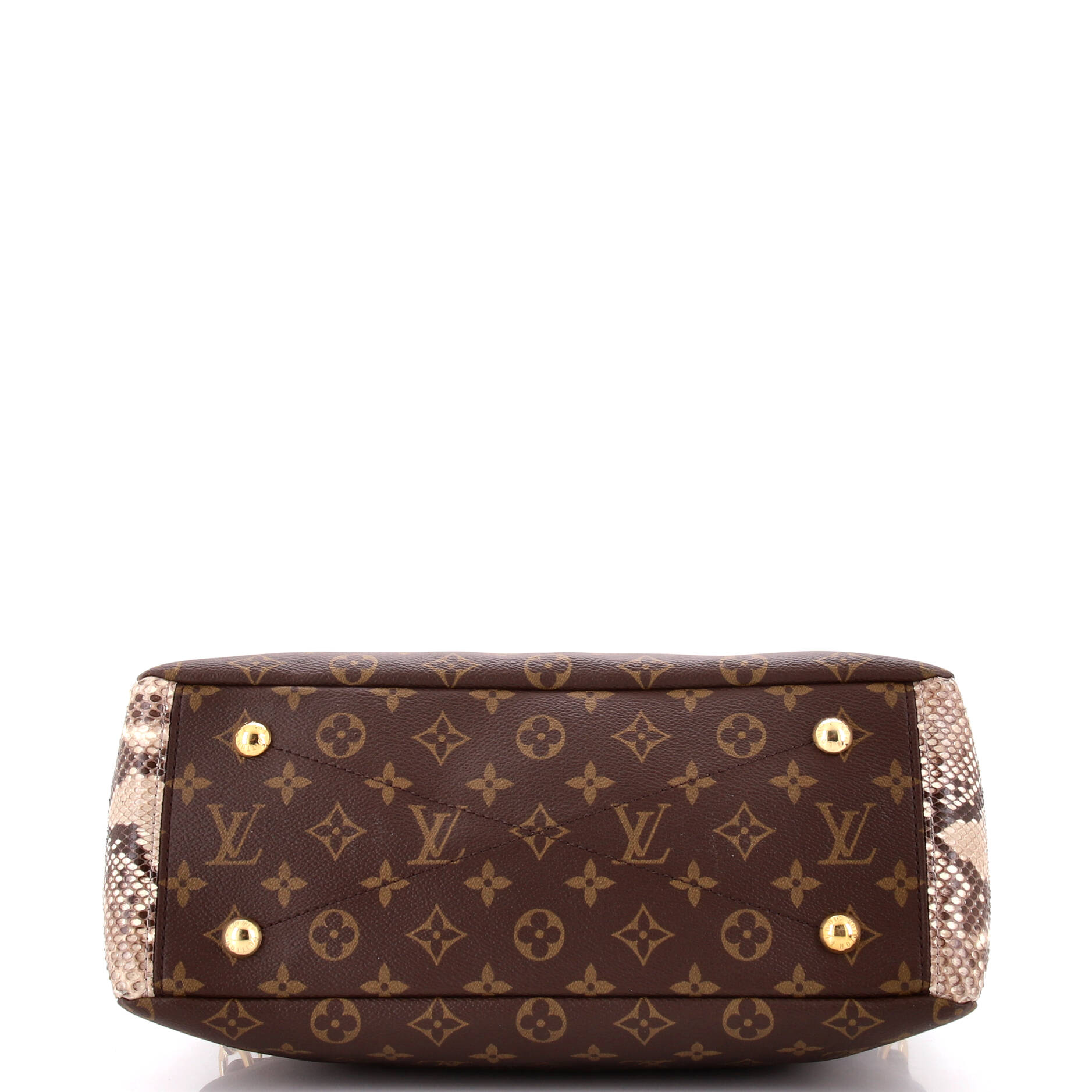 Louis Vuitton Pallas Tote Monogram Canvas with Python