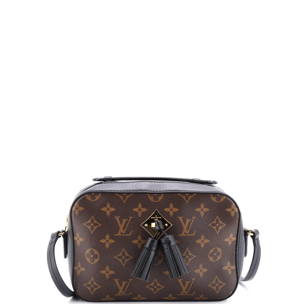Louis Vuitton Saintonge Handbag Monogram Canvas with Leather