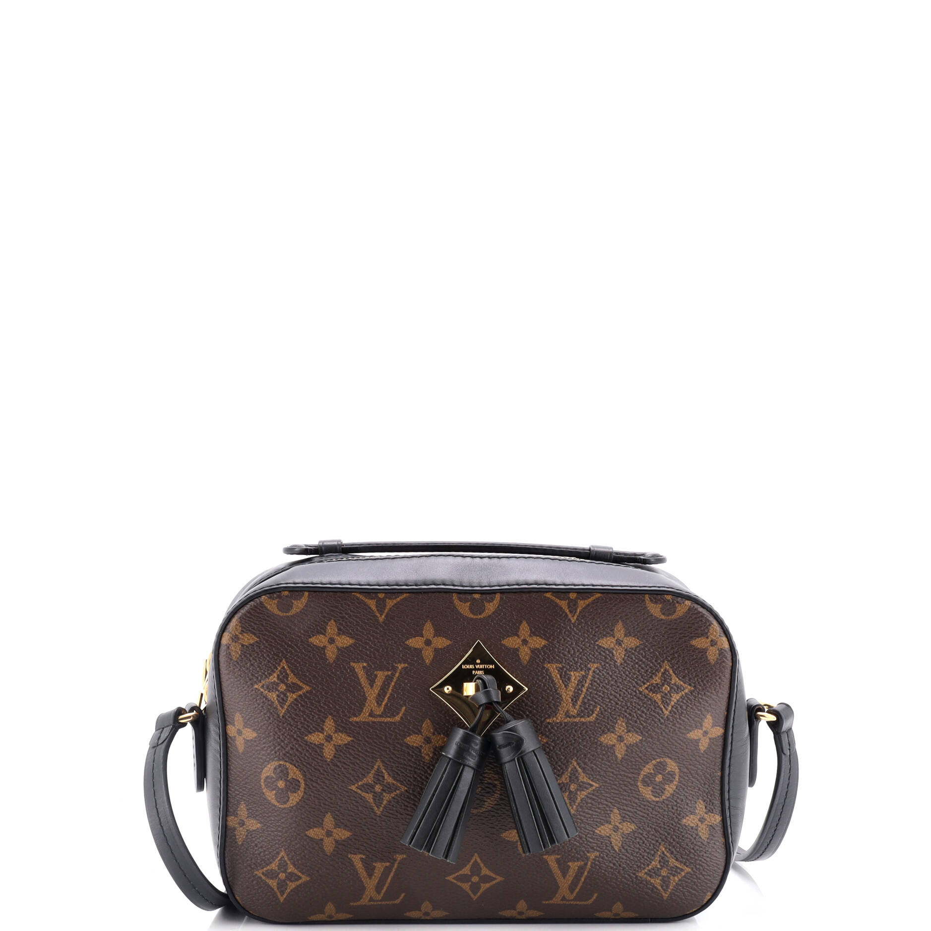 Louis Vuitton Saintonge Handbag Monogram Canvas with Leather