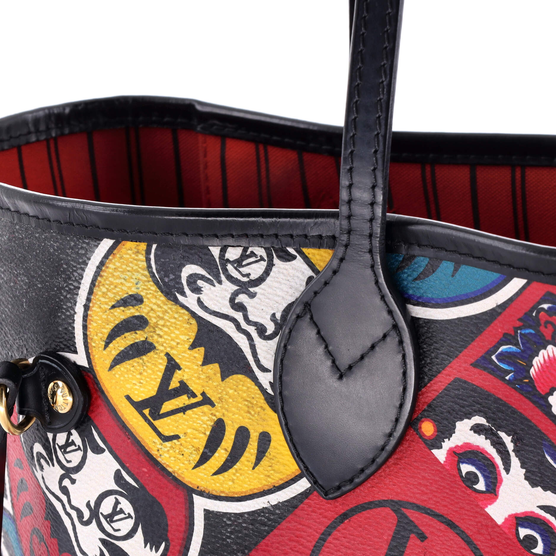 Louis Vuitton Neverfull NM Tote Limited Edition Kabuki Monogram Canvas MM