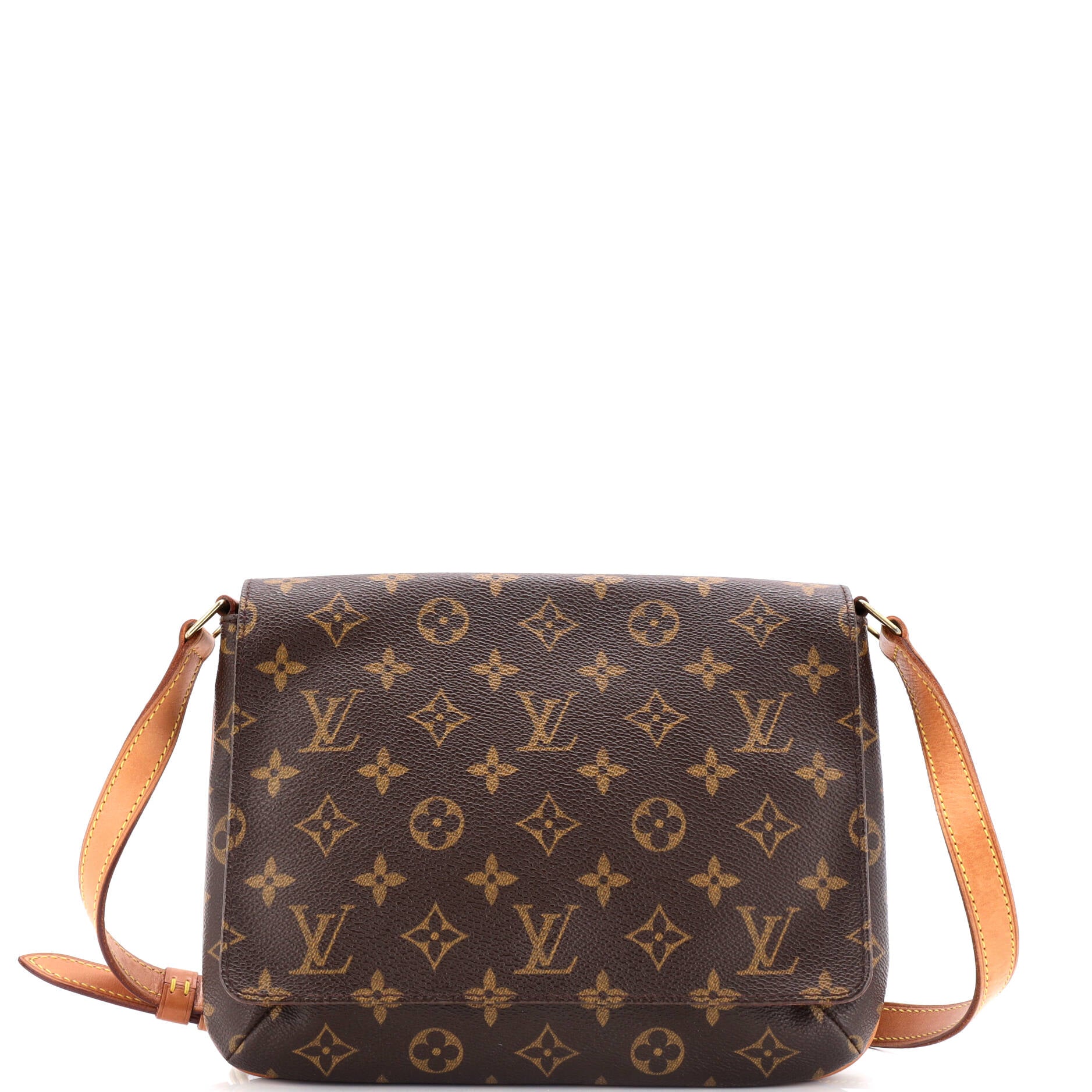Louis Vuitton Musette Tango Handbag Monogram Canvas