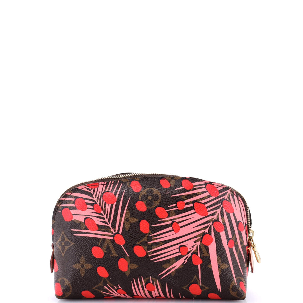 Louis Vuitton Cosmetic Pouch Limited Edition Monogram Jungle Dots