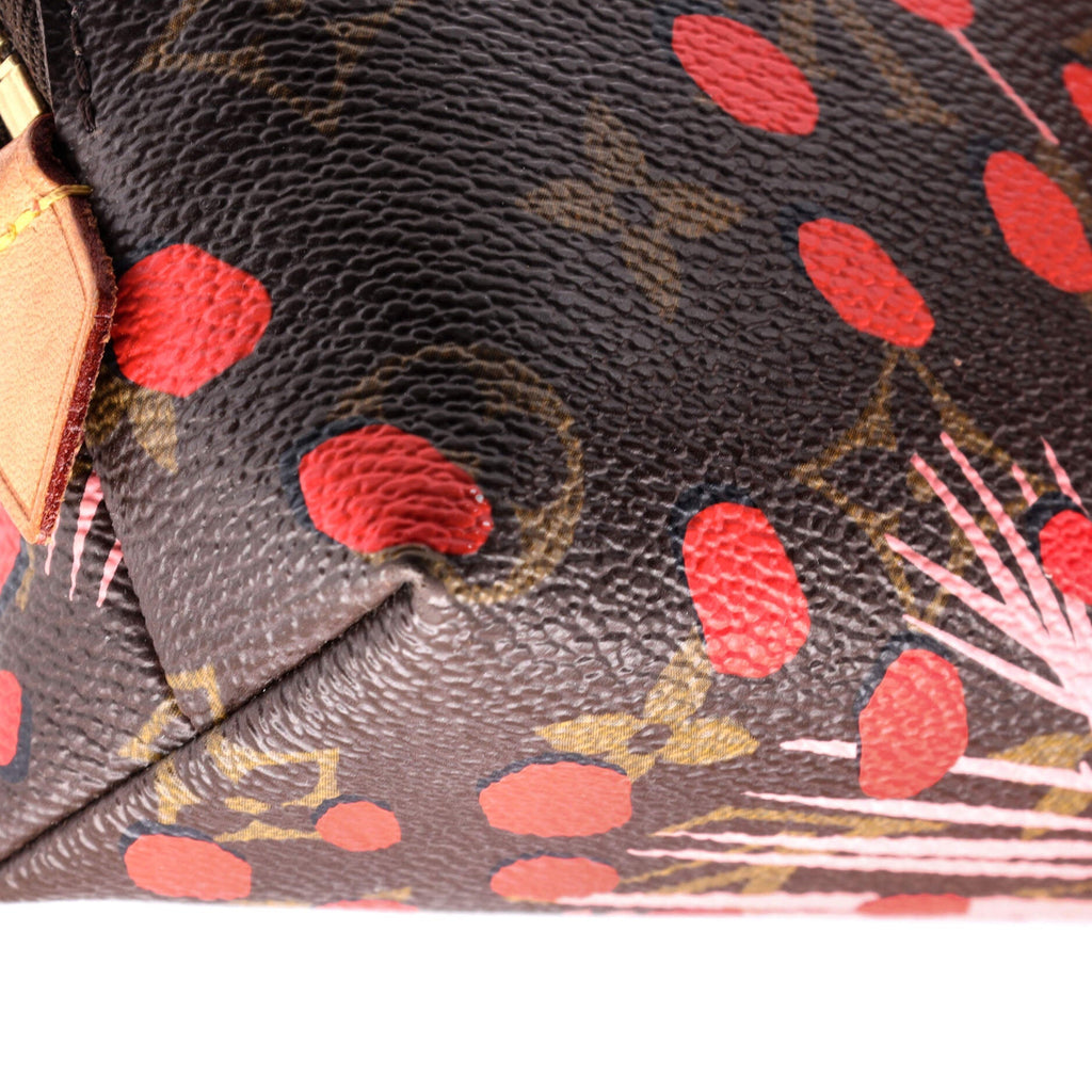 Louis Vuitton Cosmetic Pouch Limited Edition Monogram Jungle Dots