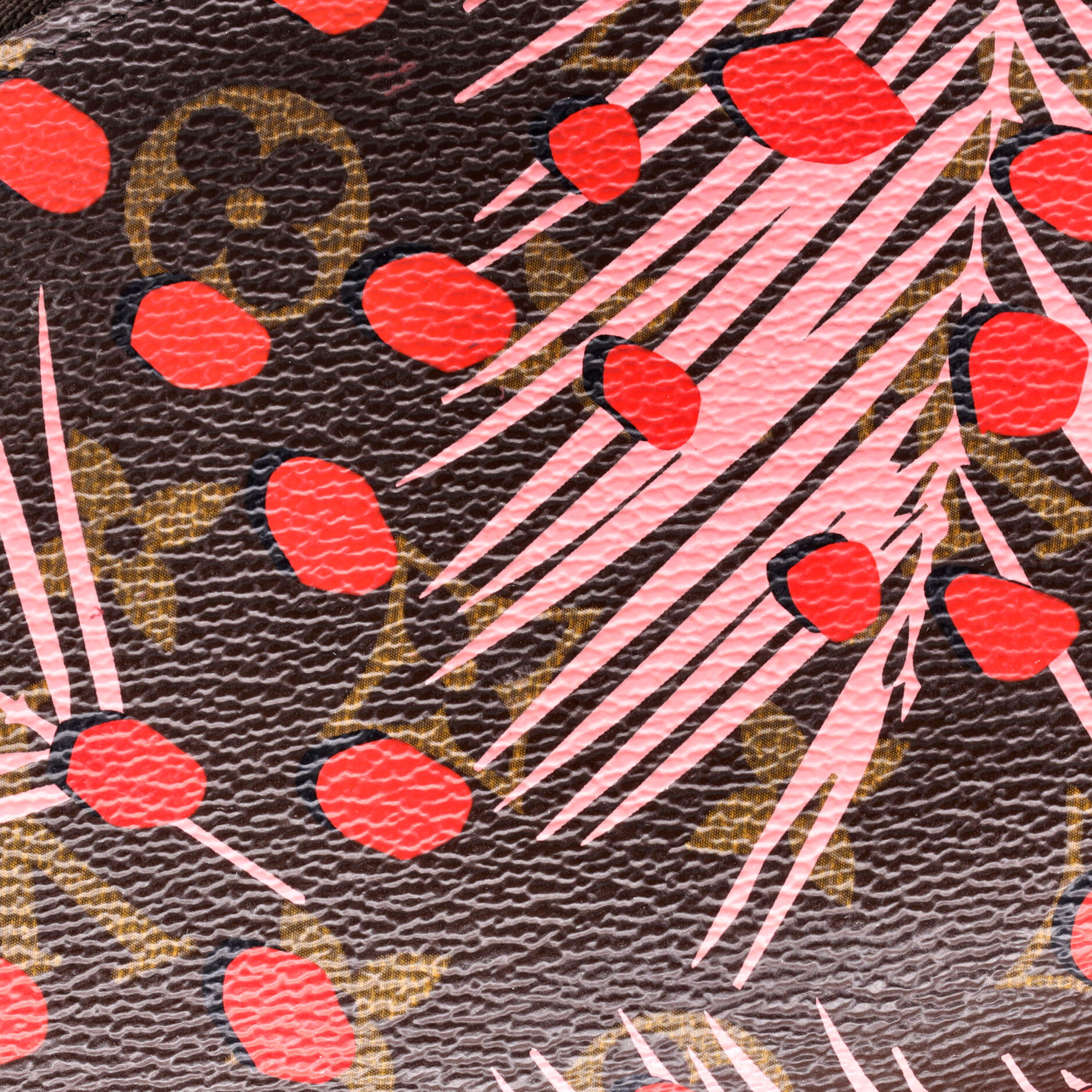 Louis Vuitton Cosmetic Pouch Limited Edition Monogram Jungle Dots