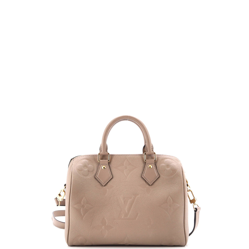 Louis Vuitton Speedy Bandouliere Bag Monogram Empreinte Giant 25