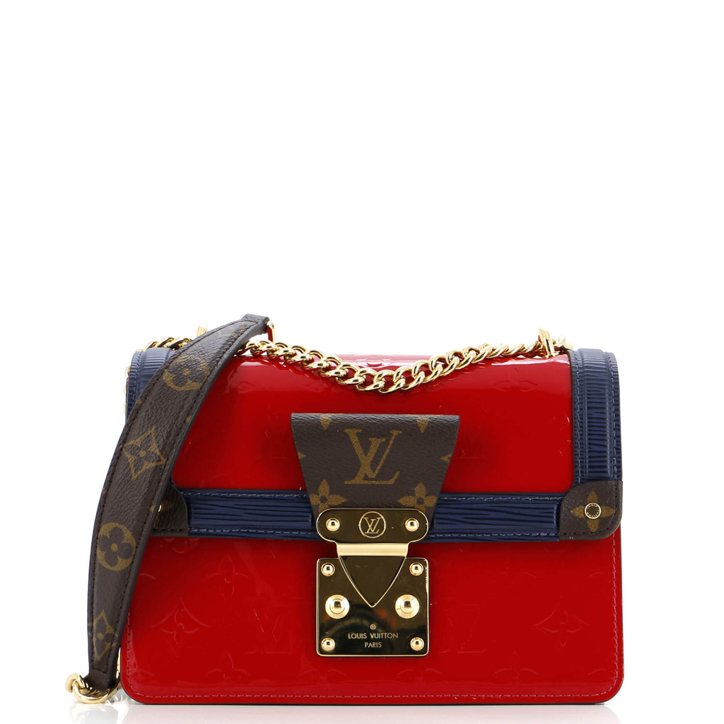 Louis Vuitton Wynwood Handbag Monogram Vernis with Monogram Canvas and Epi Leather