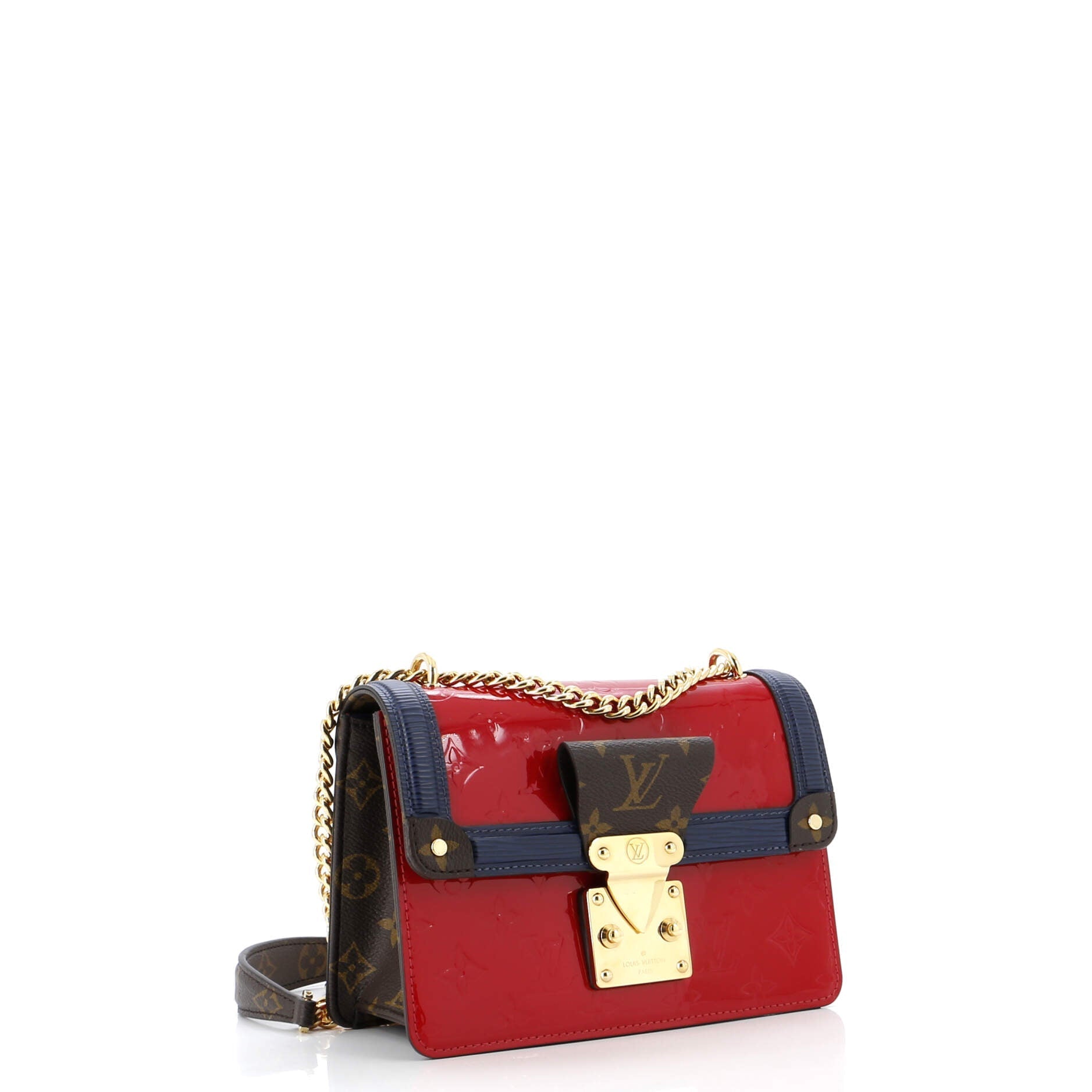 Louis Vuitton Wynwood Handbag Monogram Vernis with Monogram Canvas and Epi Leather