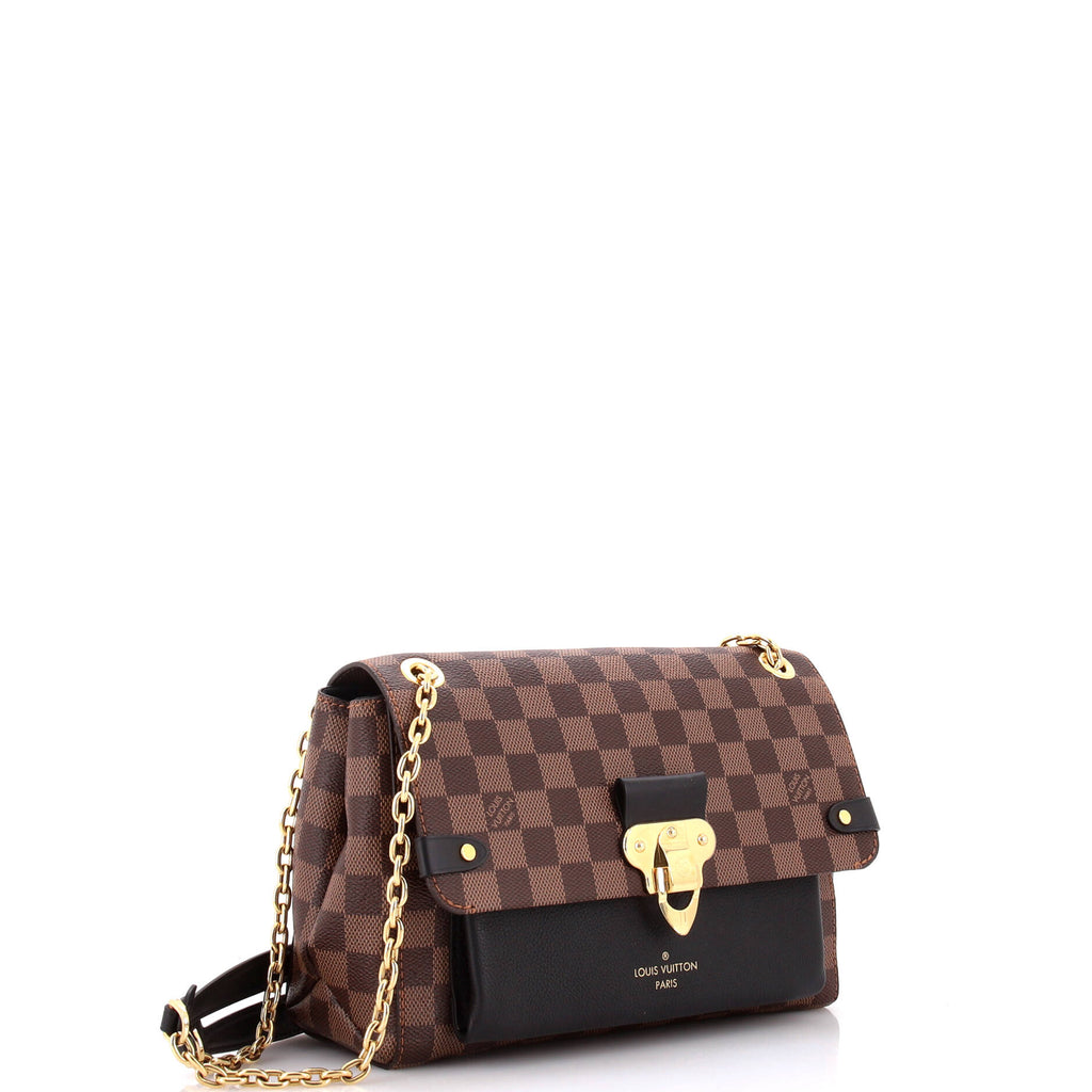 Louis Vuitton Vavin Handbag Damier with Leather PM