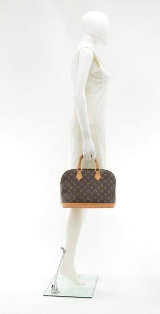 Louis Vuitto Alma Monogram Canvas Handbag