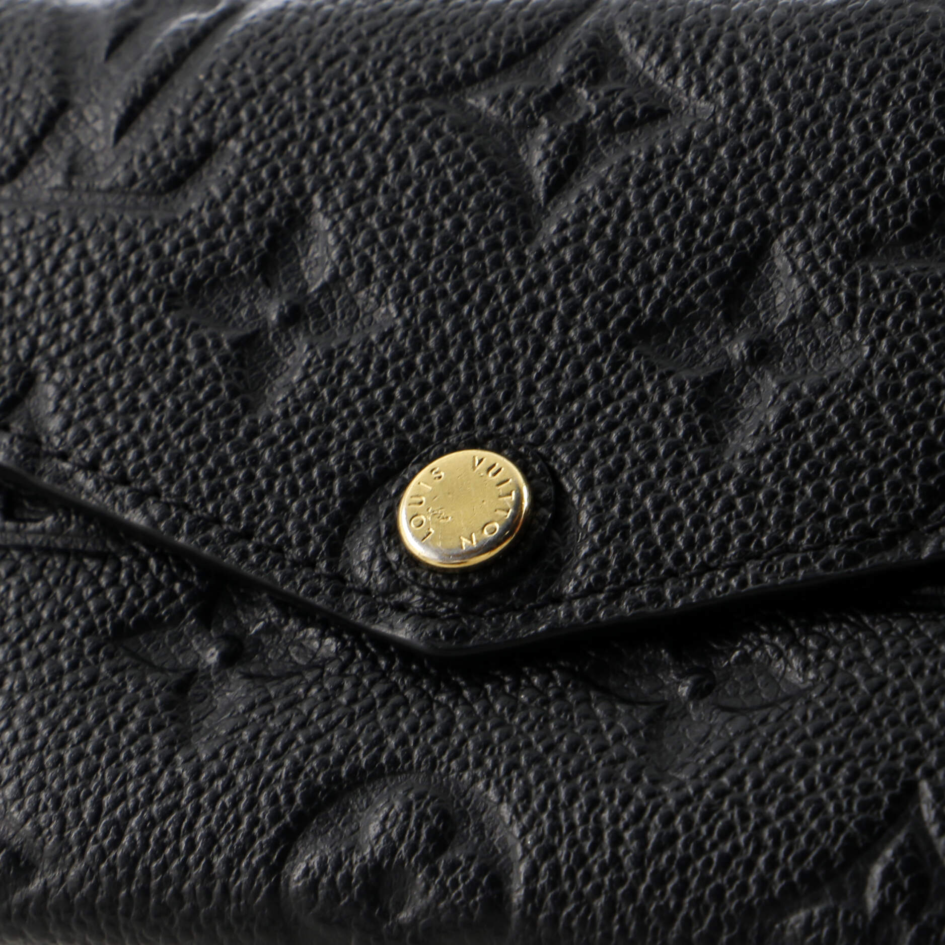 Louis Vuitton Key Pouch Monogram Empreinte Leather