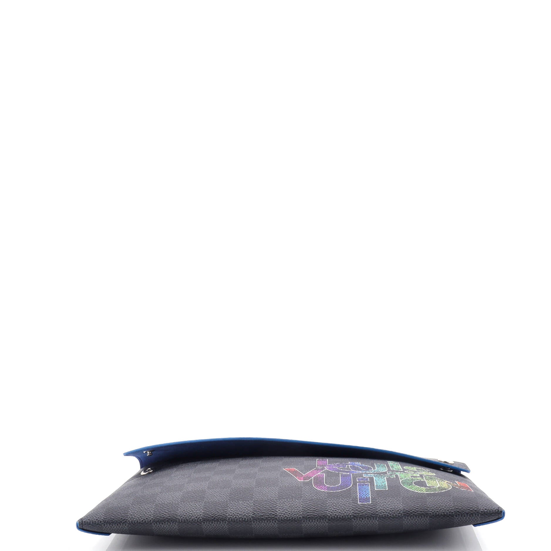 Louis Vuitton Pochette Alpha Triple Limited Edition Interlinked Logo Damier Graphite