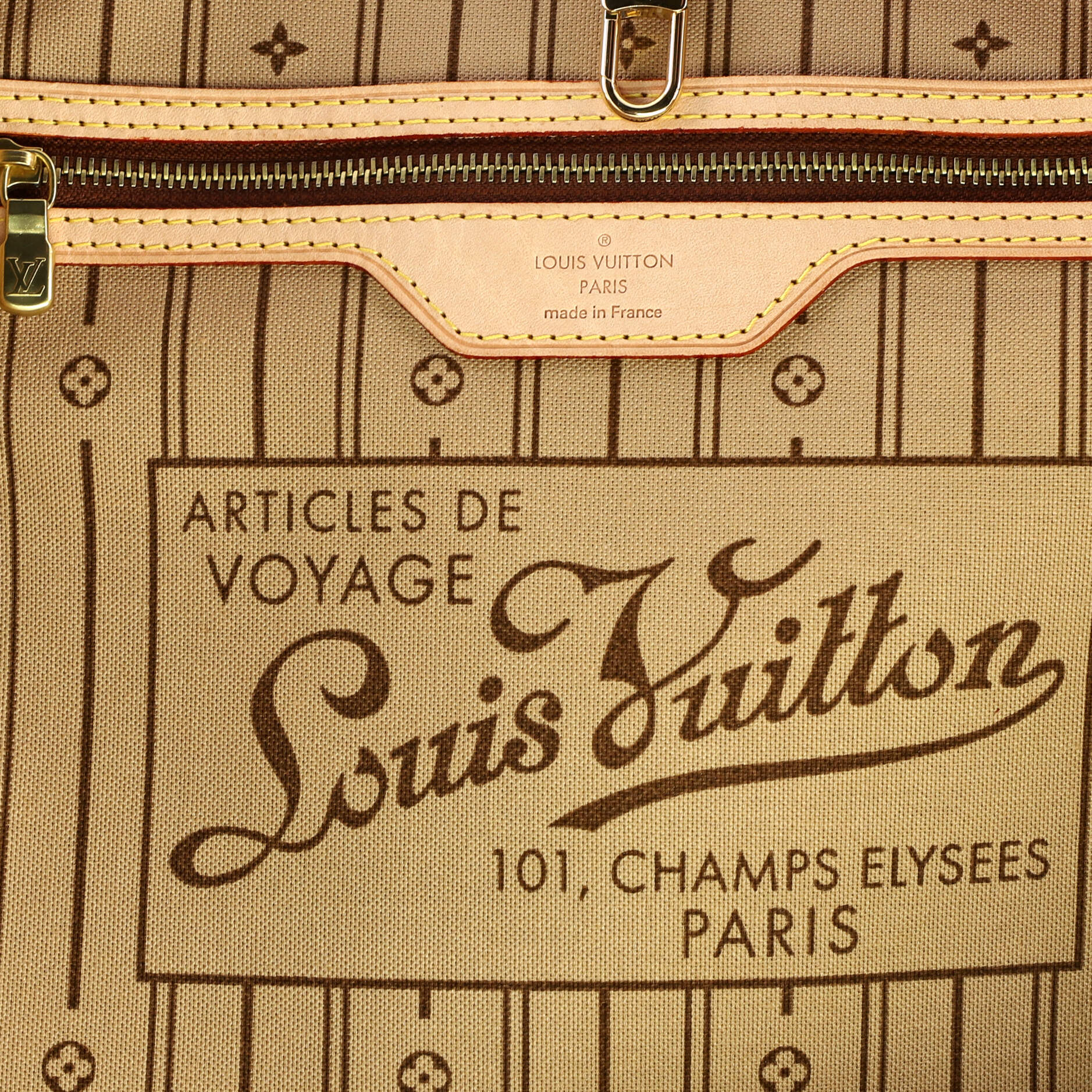Louis Vuitton Neverfull Tote Monogram Canvas MM