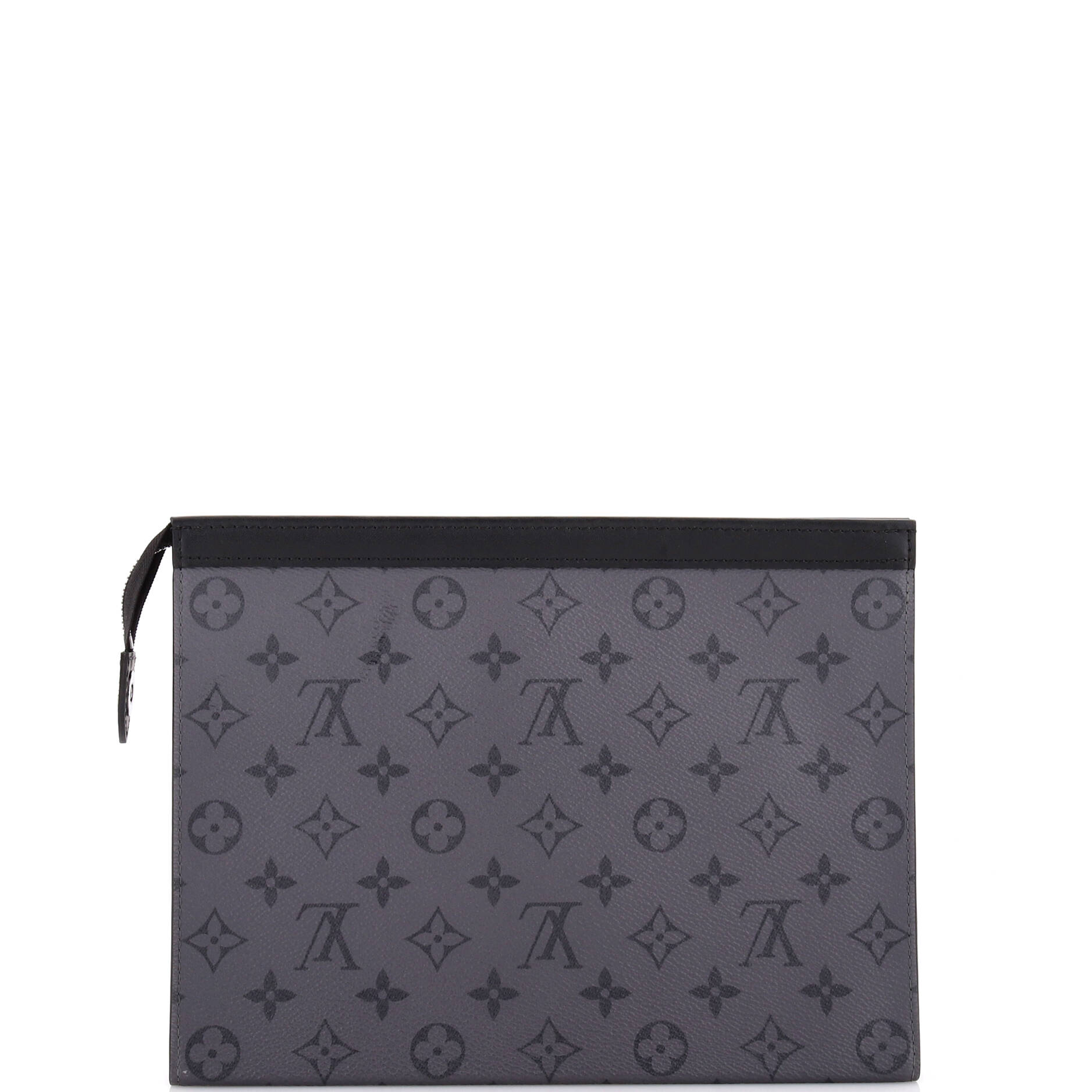 Louis Vuitton Pochette Voyage Reverse Monogram Eclipse Canvas MM