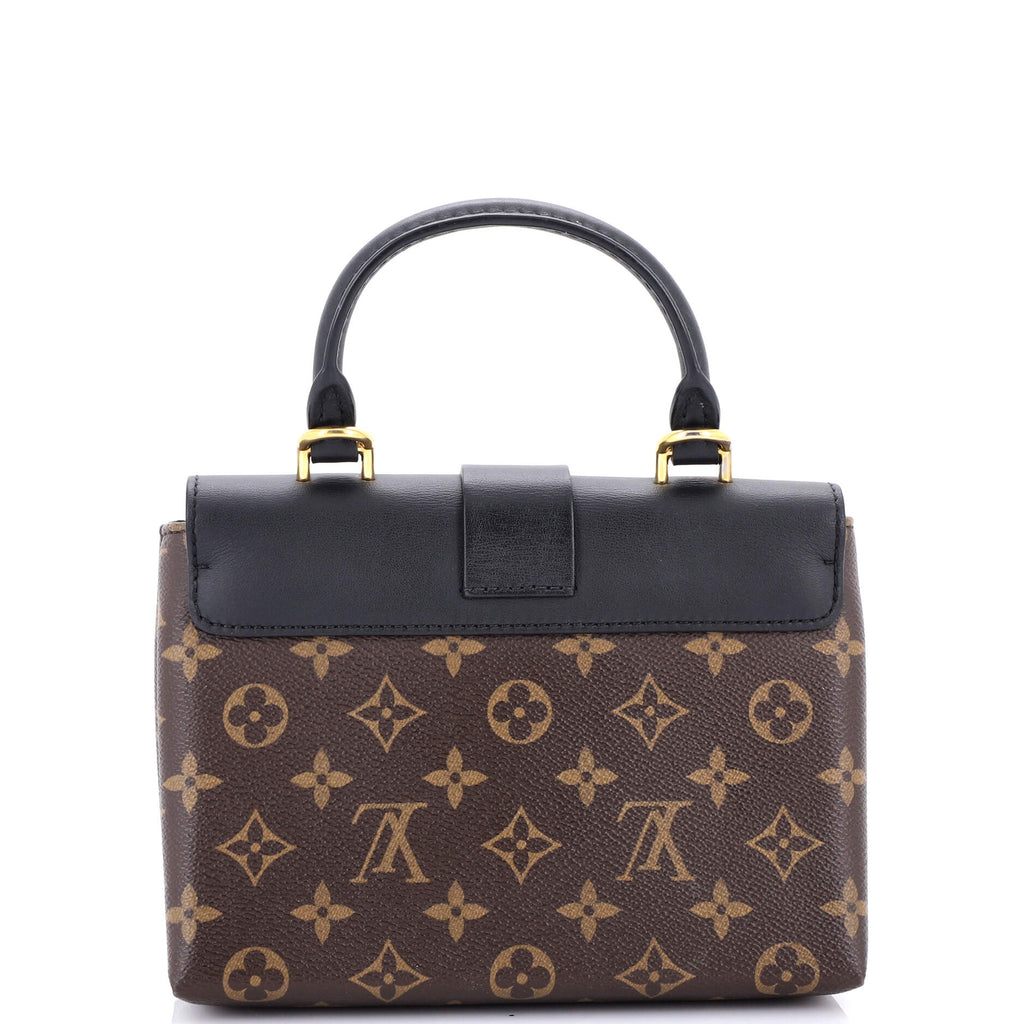 Louis Vuitton Locky Handbag Monogram Canvas with Leather BB