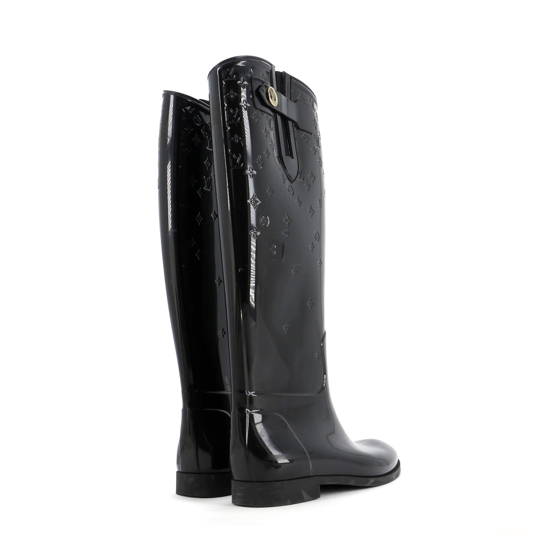 Louis Vuitton Women's Rain Boots Monogram Rubber