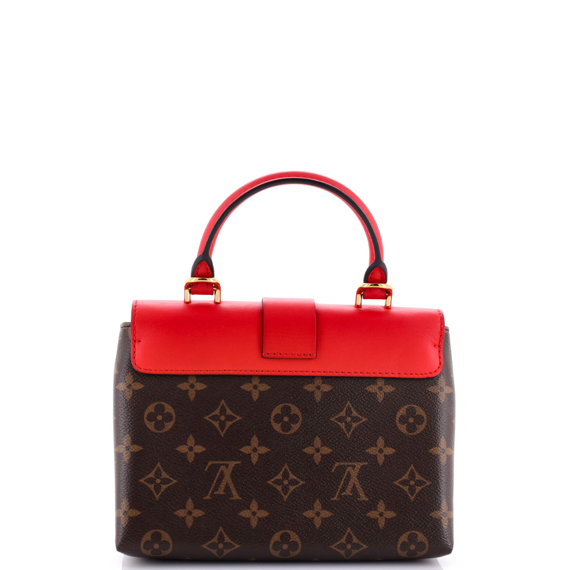 Louis Vuitton Locky Handbag Monogram Canvas with Leather BB