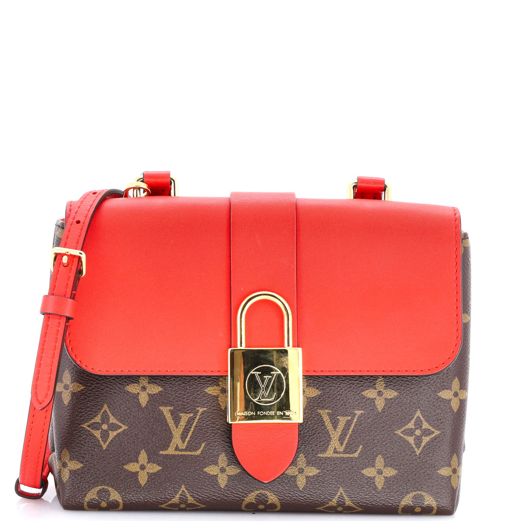 Louis Vuitton Locky Handbag Monogram Canvas with Leather BB