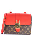 Louis Vuitton Locky Handbag Monogram Canvas with Leather BB