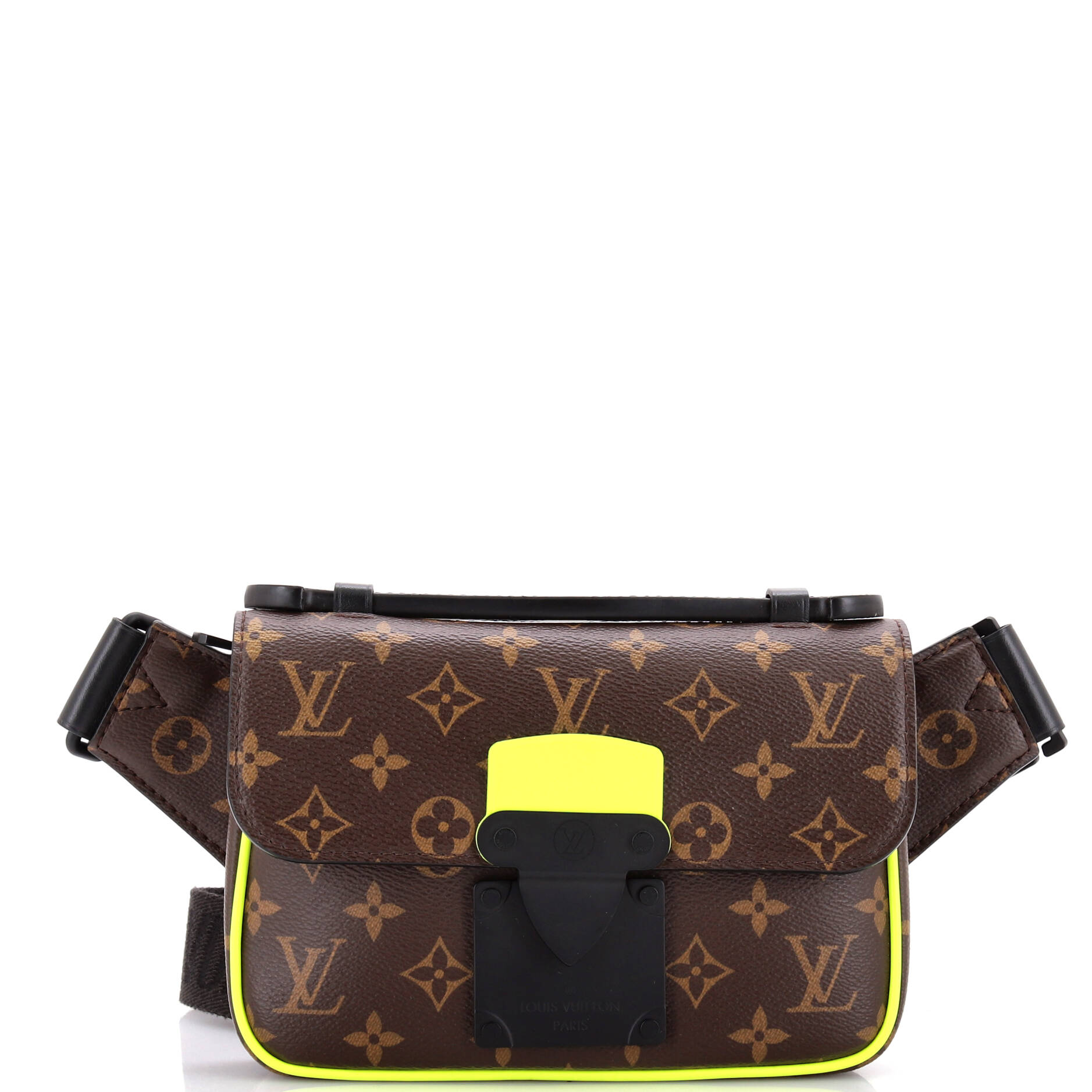 Louis Vuitton S Lock Sling Bag Macassar Monogram Canvas