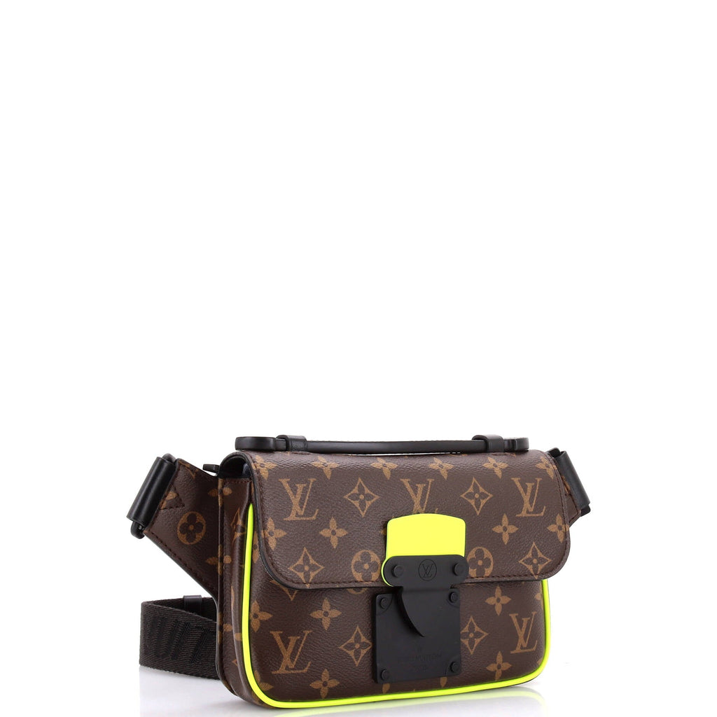 Louis Vuitton S Lock Sling Bag Macassar Monogram Canvas