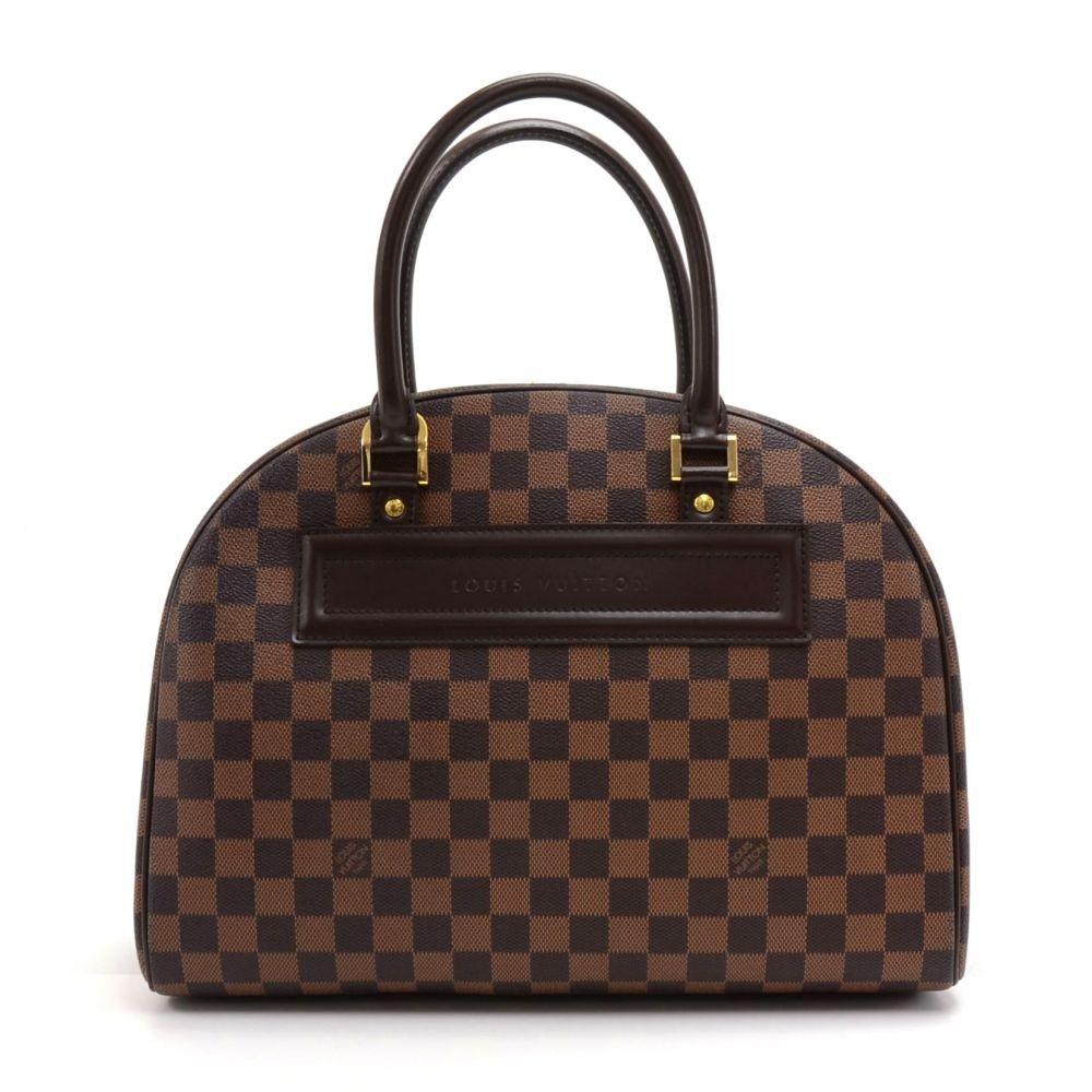 Louis Vuitto Nolita Damier EbÃ¨ne Canvas Handbag