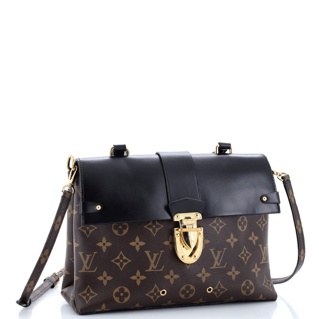 Louis Vuitton One Handle Flap Bag Monogram Canvas and Leather MM