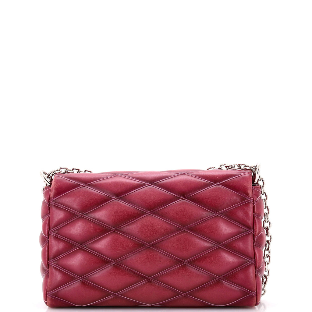 Louis Vuitton GO-14 Handbag Malletage Leather MM