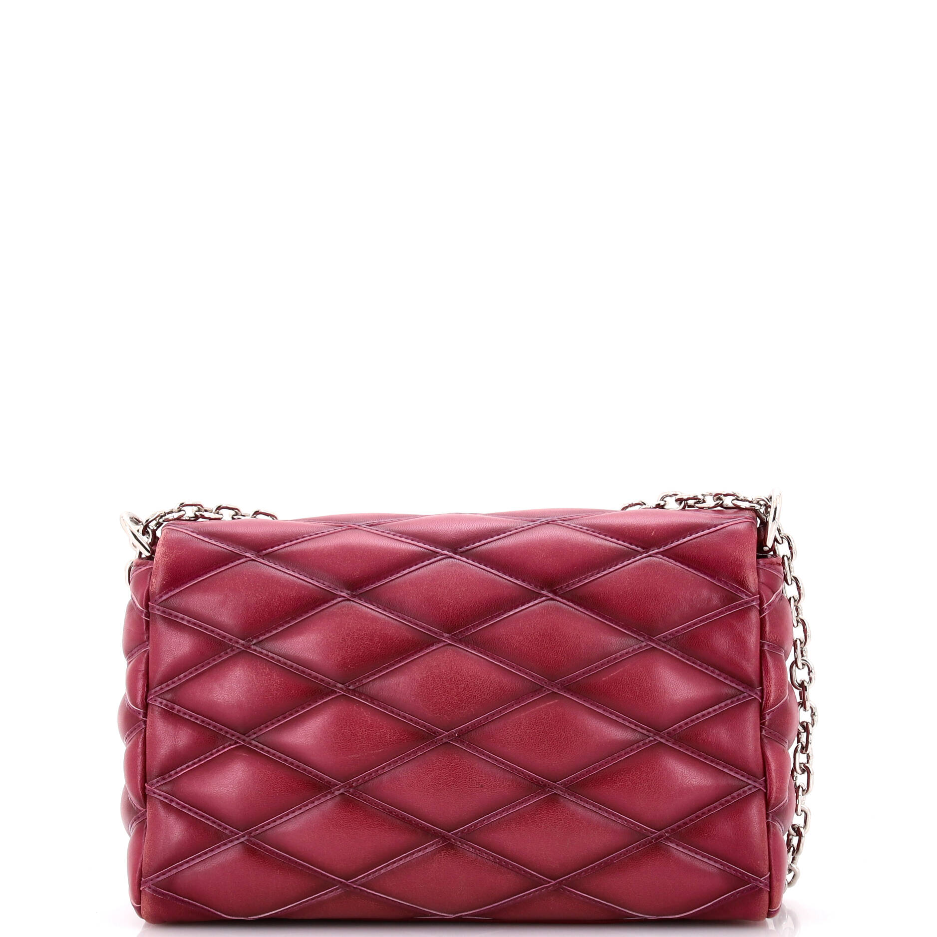 Louis Vuitton GO-14 Handbag Malletage Leather MM
