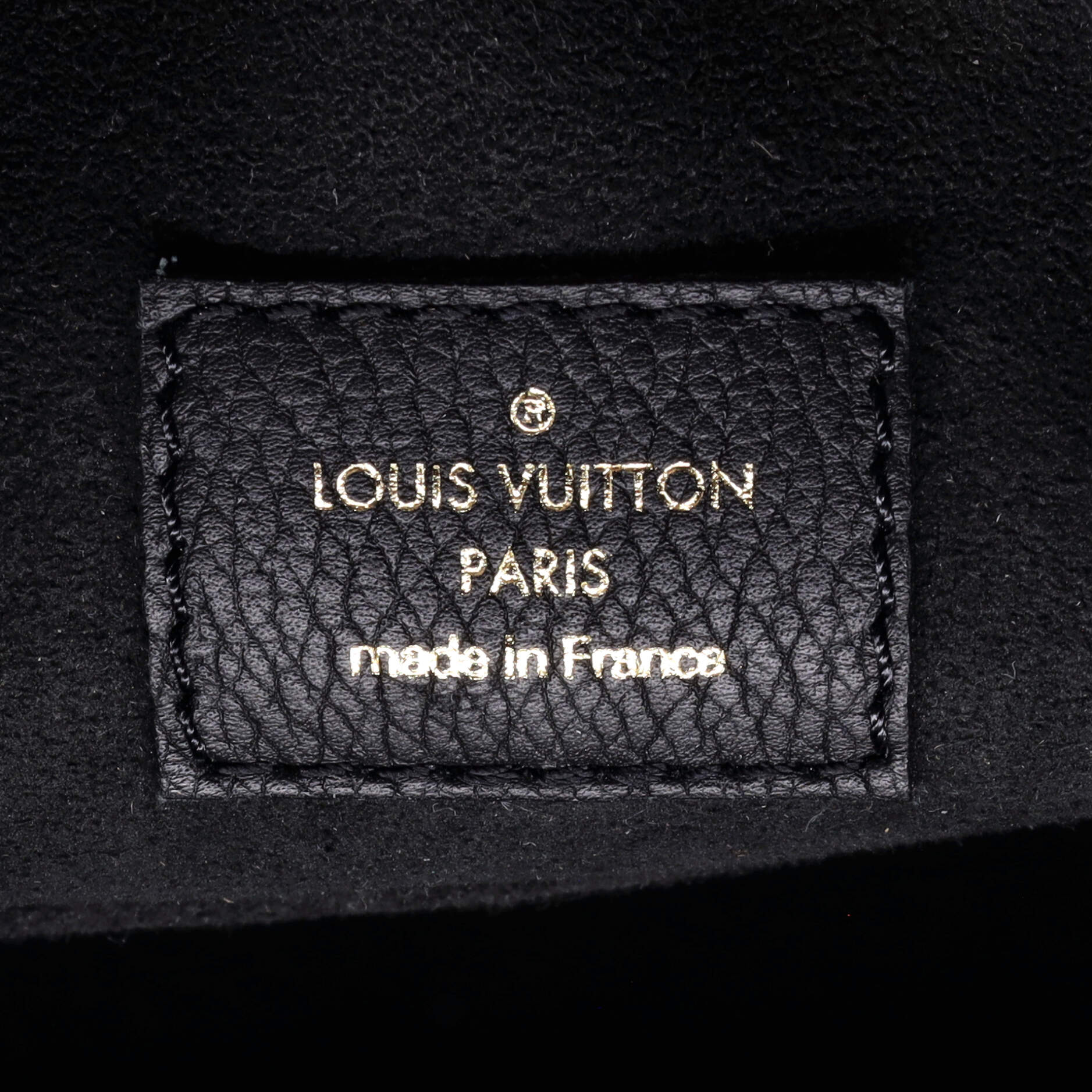 Louis Vuitton Lockme Pocket Bucket Bag Leather