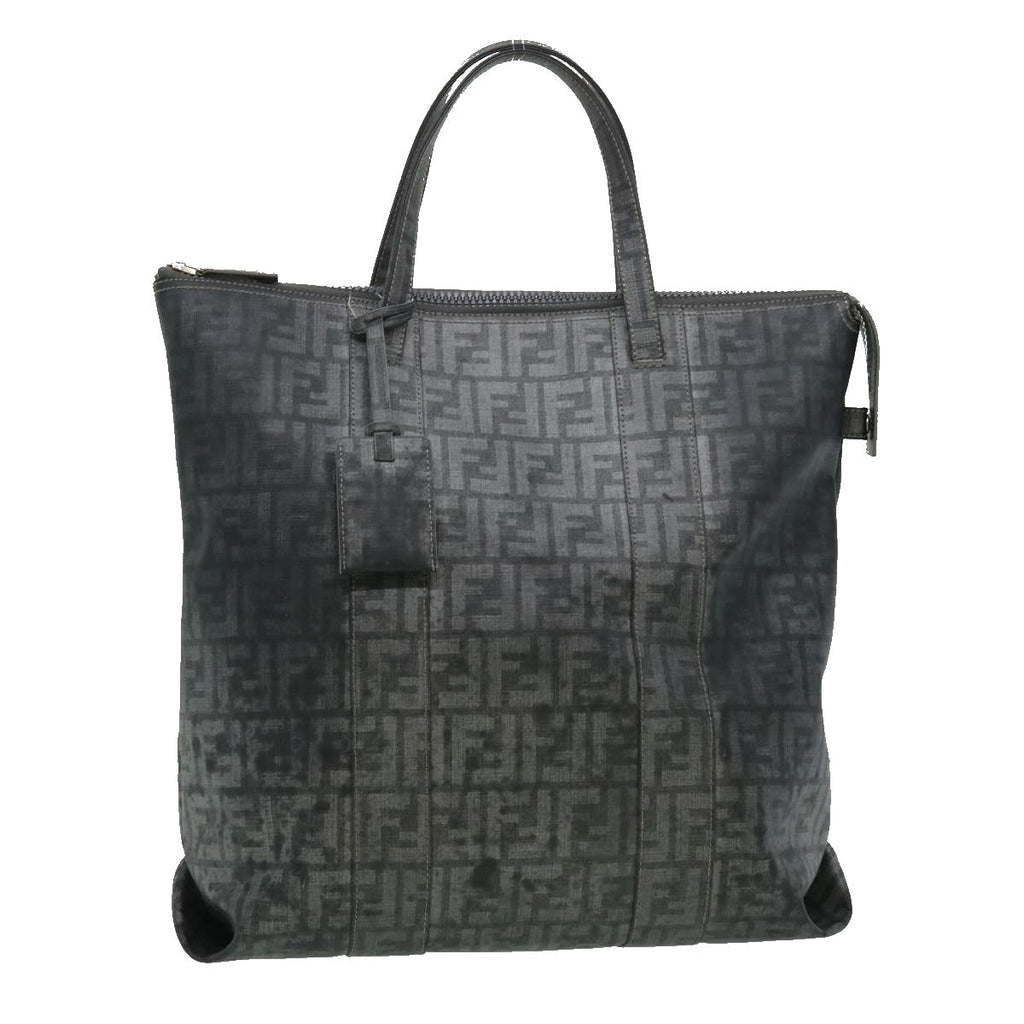 FENDI Zucca Canvas Tote Bag Gray 30392