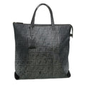 FENDI Zucca Canvas Tote Bag Gray 30392