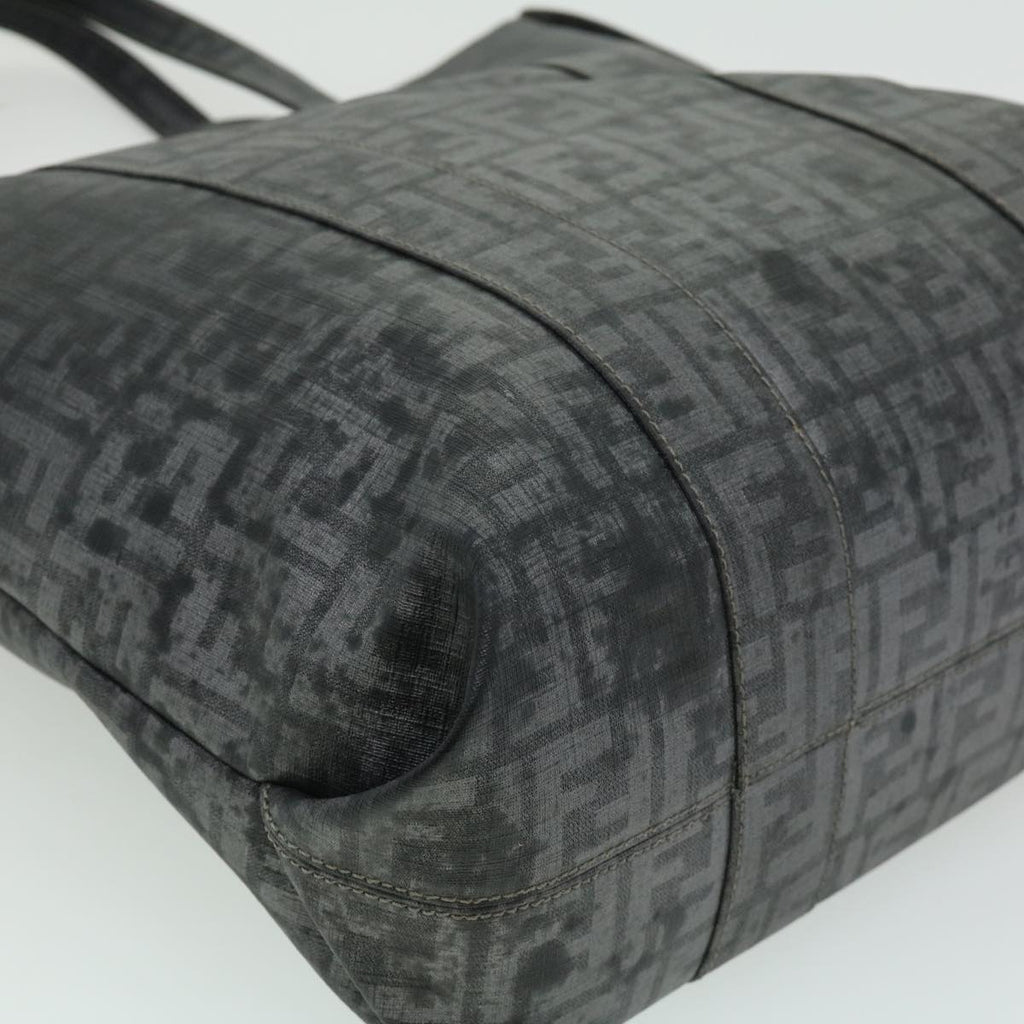 FENDI Zucca Canvas Tote Bag Gray 30392