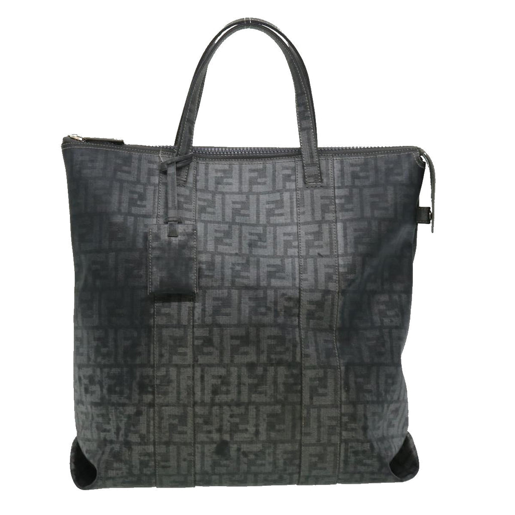 FENDI Zucca Canvas Tote Bag Gray 30392