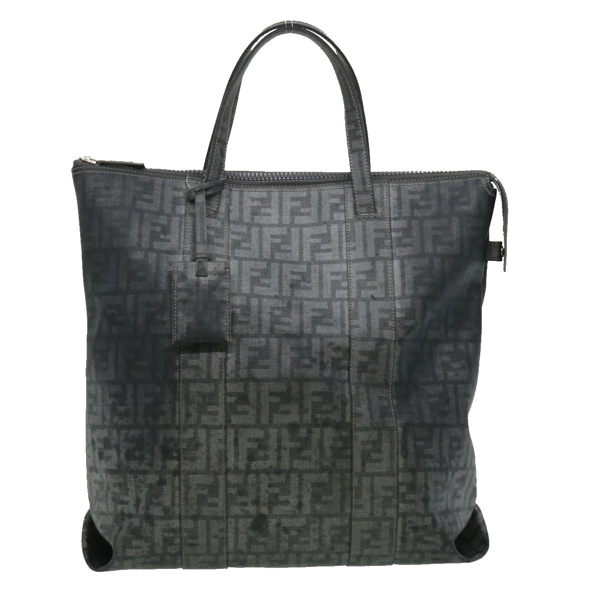 FENDI Zucca Canvas Tote Bag Gray 30392