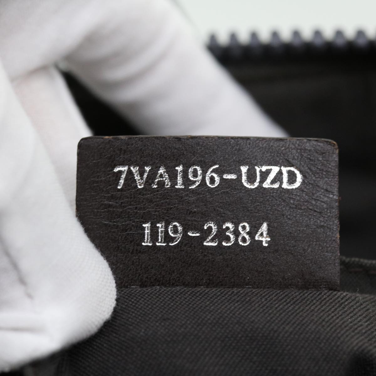 FENDI Zucca Canvas Tote Bag Gray 30392