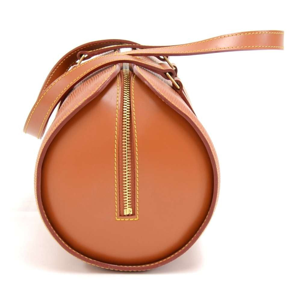 Louis Vuitto Soufflot Epi Leather Handbag with Pouch