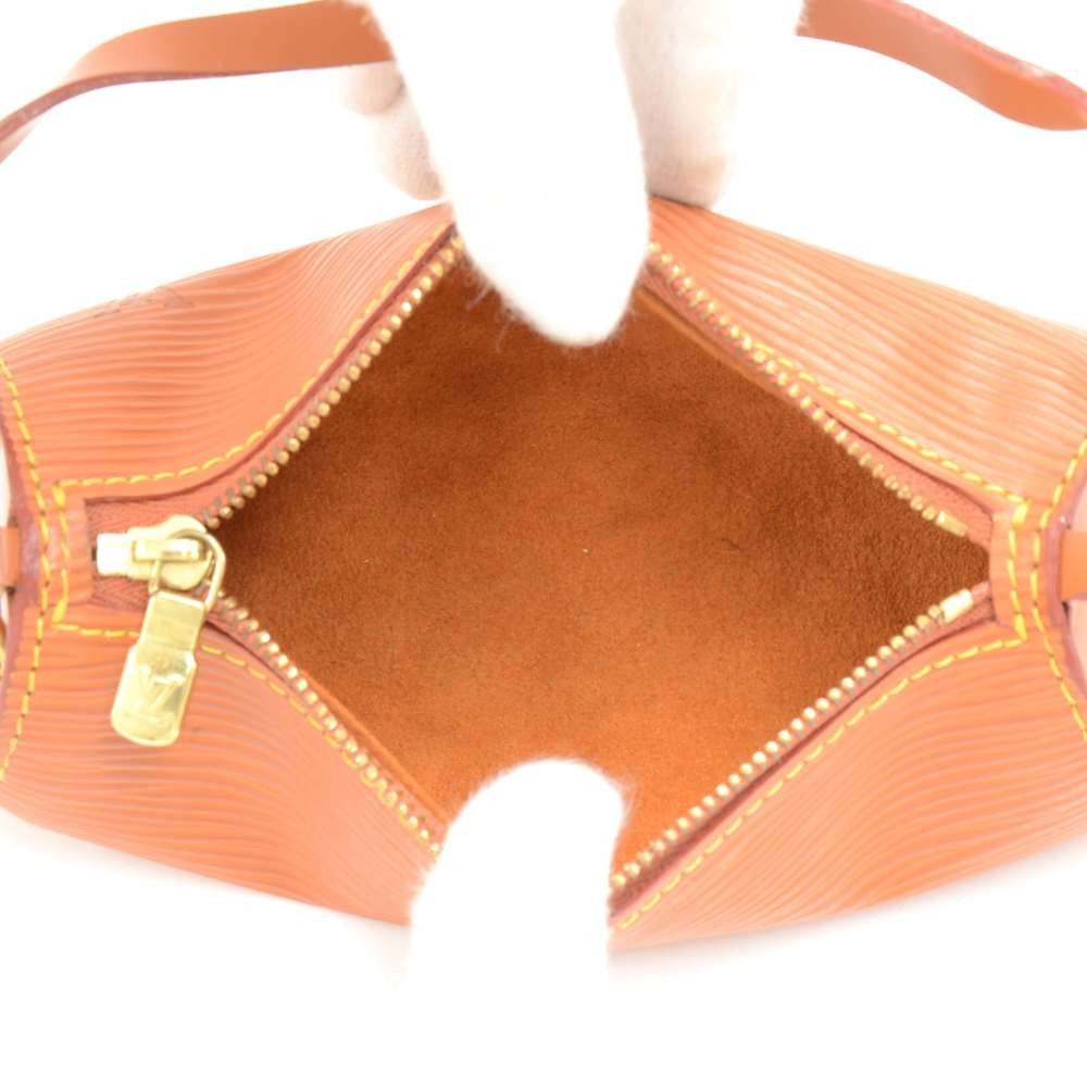Louis Vuitto Soufflot Epi Leather Handbag with Pouch