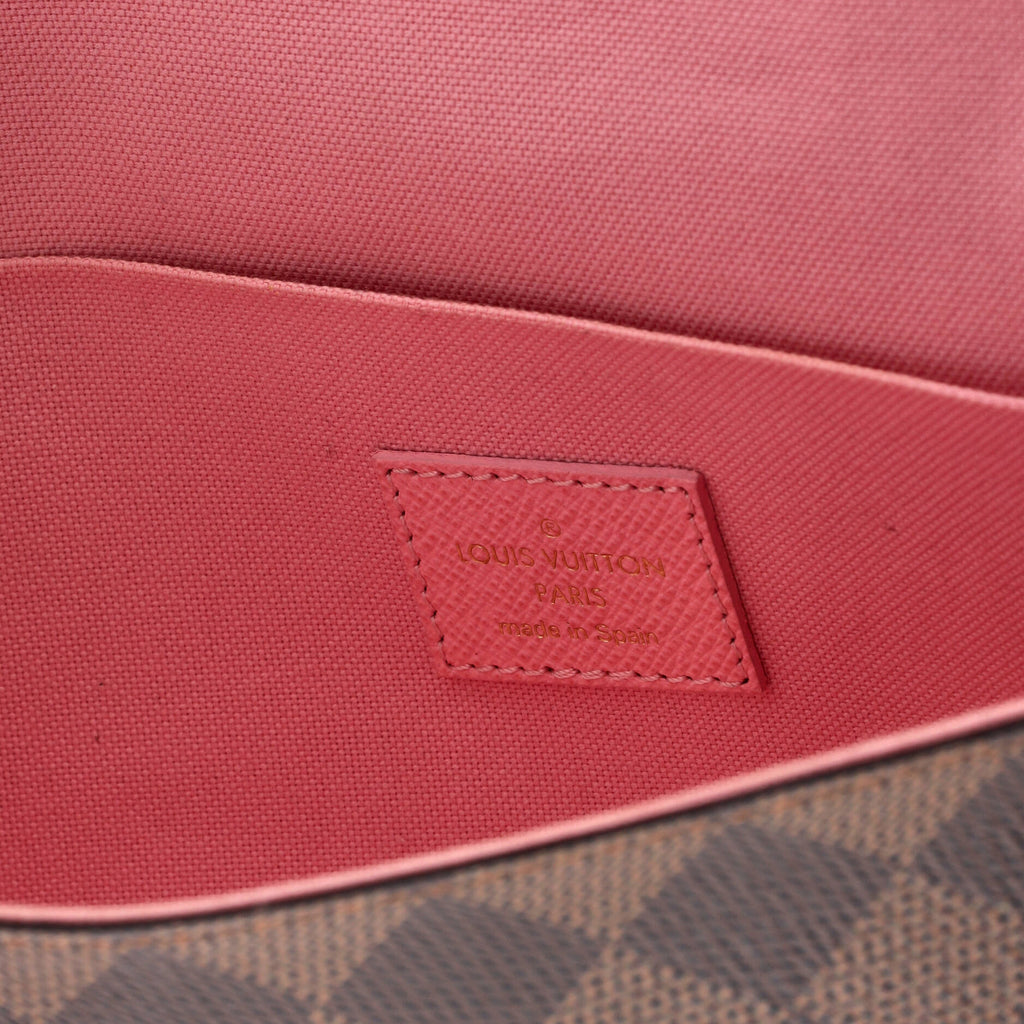 Louis Vuitton Felicie Pochette Flower Printed Studded Damier