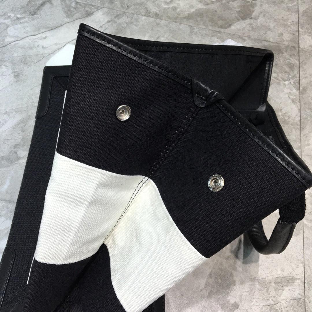 Balen Navy MeGLAMIum Cabas Tote Bag In Black And White, For Women,  Bags 14.1in/36cm
