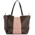 Louis Vuitton Jersey Handbag Damier with Leather
