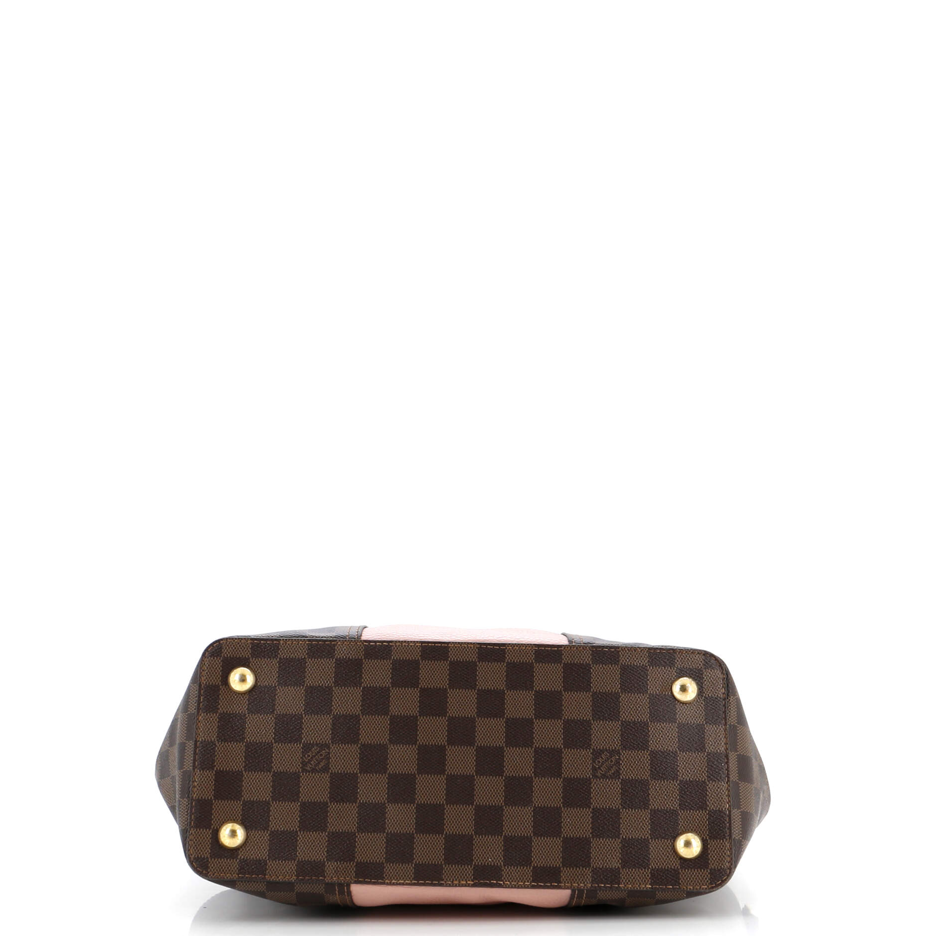 Louis Vuitton Jersey Handbag Damier with Leather