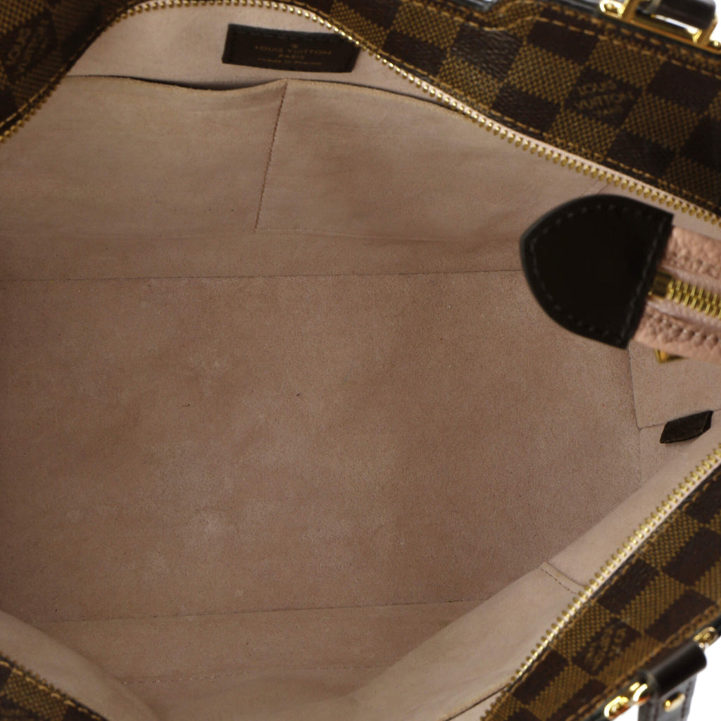 Louis Vuitton Jersey Handbag Damier with Leather