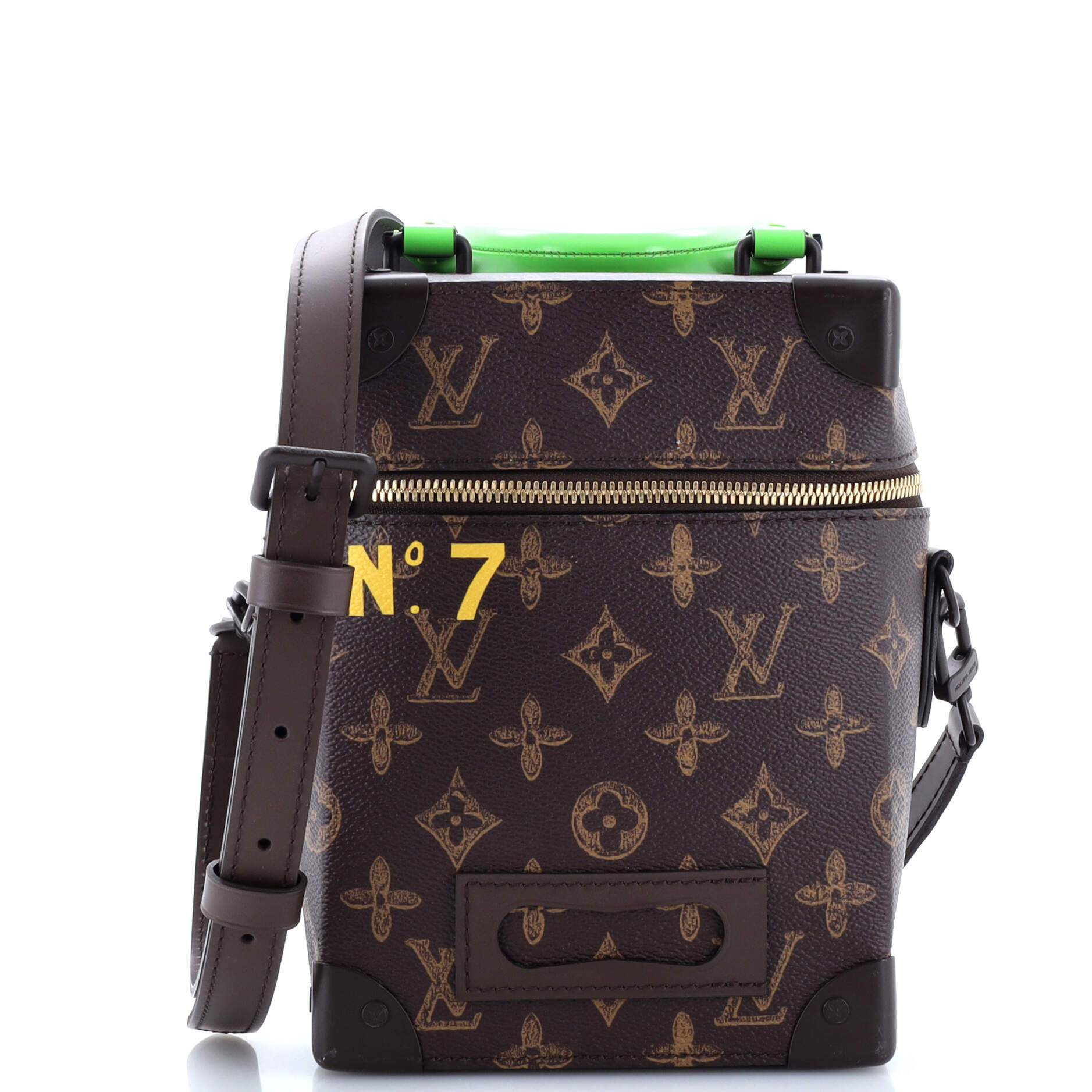 Louis Vuitton Vertical Box Trunk Bag No.7 Trunk L'Oeil Vintage Monogram Canvas