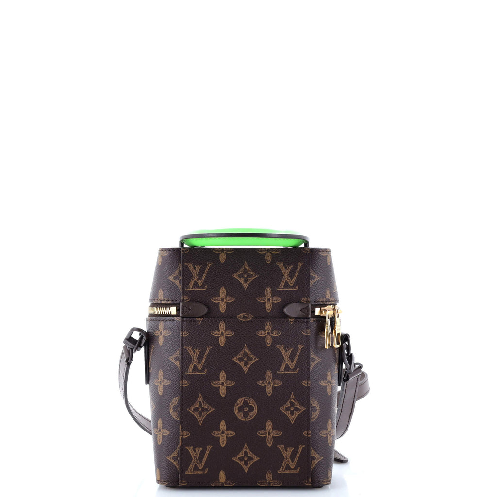 Louis Vuitton Vertical Box Trunk Bag No.7 Trunk L'Oeil Vintage Monogram Canvas